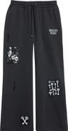 MIDNIGHT RODEO Opera House Patchwork Flare Sweatpants