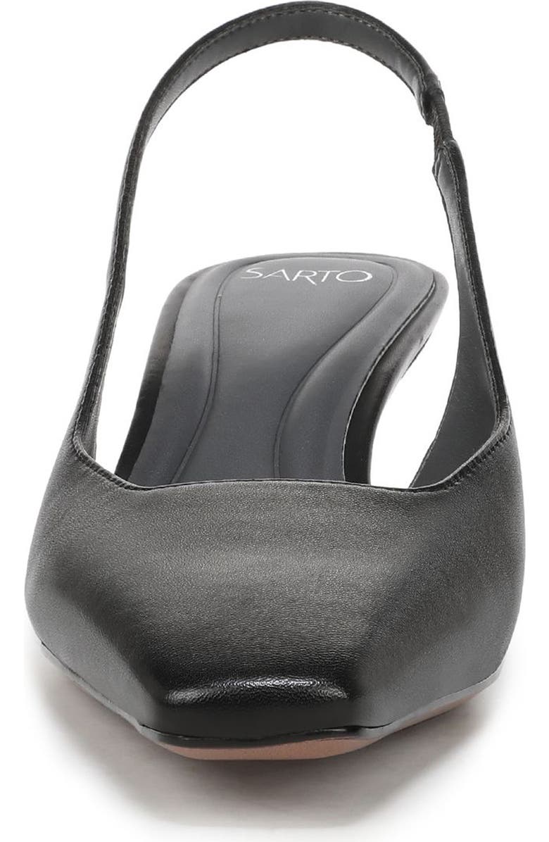 SARTO by Franco Sarto Raven Slingback Kitten Heel Pump, Alternate, color, Black