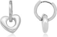 The Lovery Fine Jewelry Heart Huggie Hoop Earrings