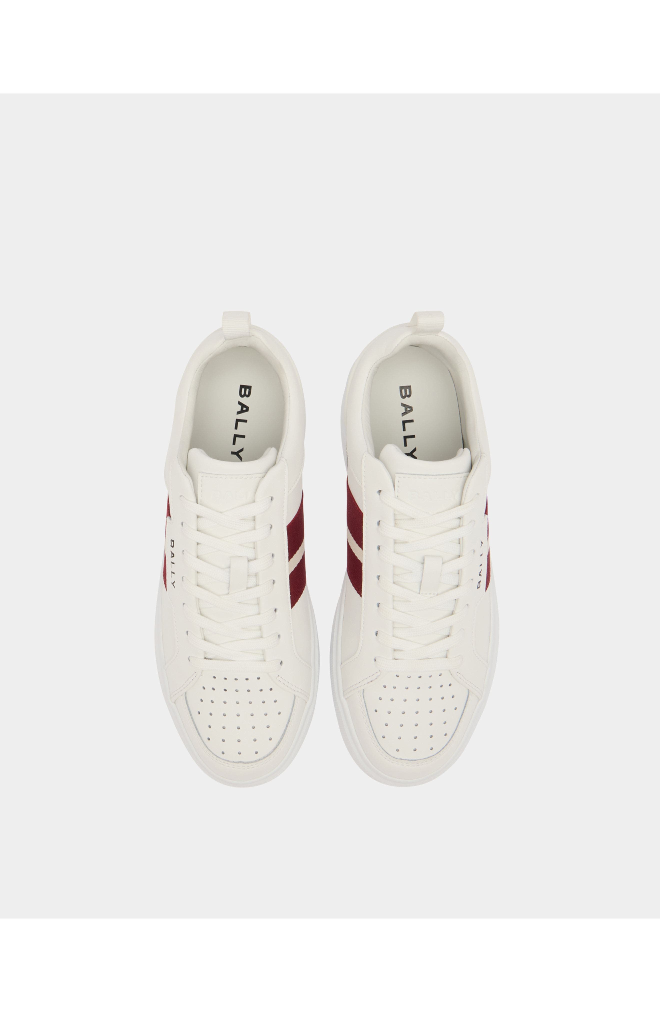 Bally Blayze Sneaker in Calf Leather, Alternate, color, White