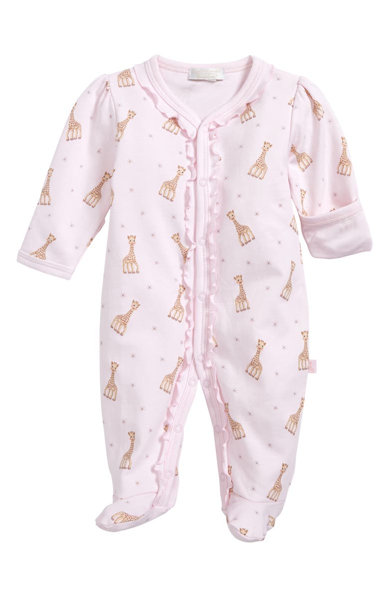 Kissy Kissy x Sophie la Girafe Print Footie, Main, color, Pink