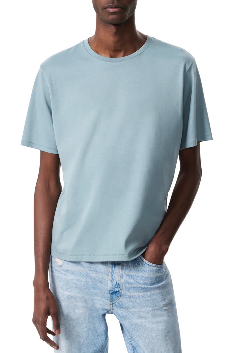 rag & bone Pure Pima T-Shirt, Main, color, Stoneblue