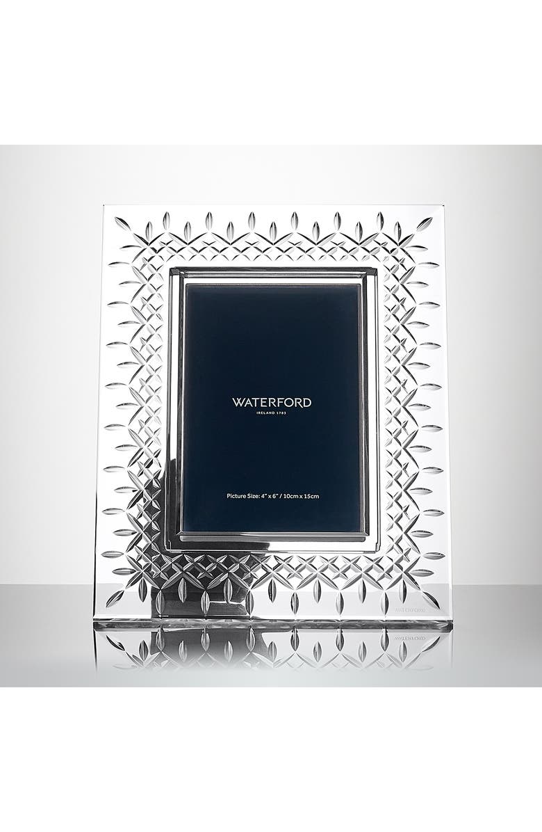 Waterford Lismore Crystal Picture Frame, Main, color,