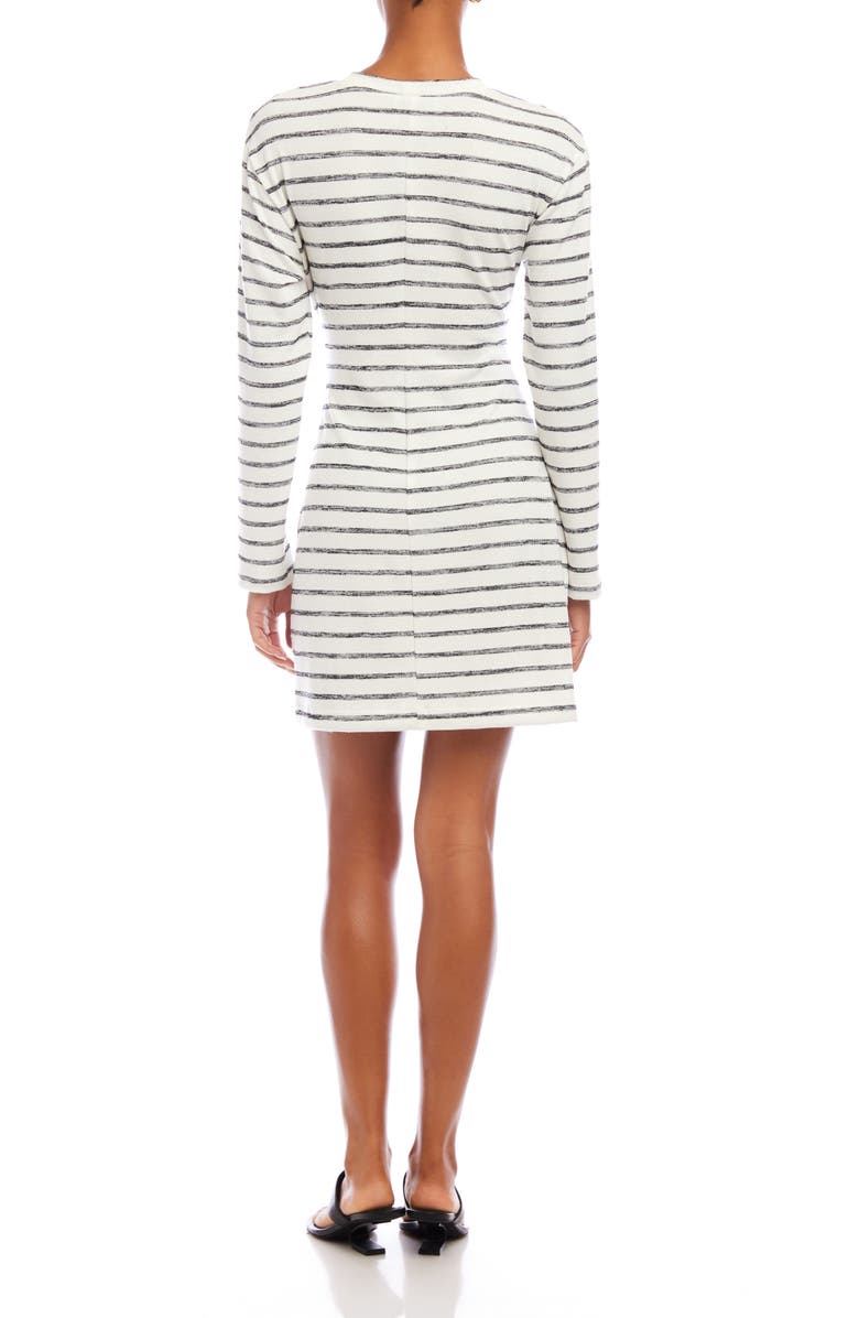 FIFTEEN TWENTY Darla Side Tie Long Sleeve Minidress, Main, color, 