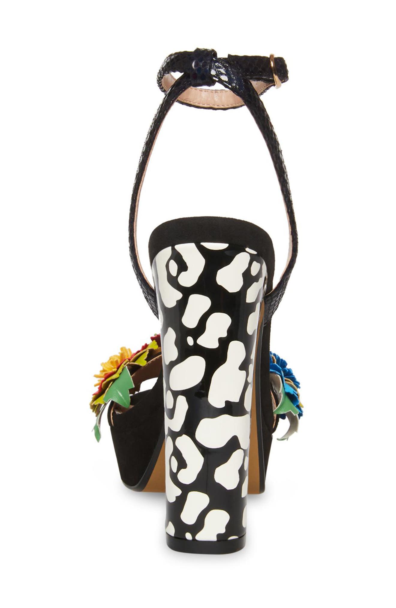 Betsey Johnson Milana Platform Ankle Strap Sandal, Alternate, color, 