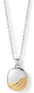 Astley Clarke Aurora Weave Mixed Metal Locket Necklace