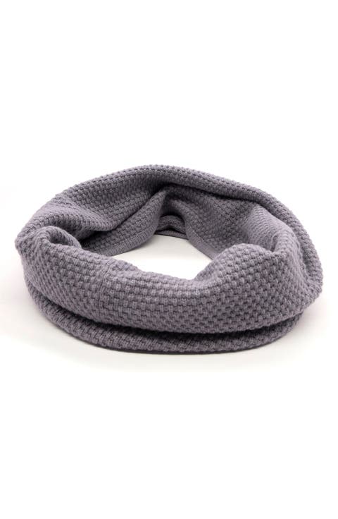 Popcorn Stitch Infinity Scarf