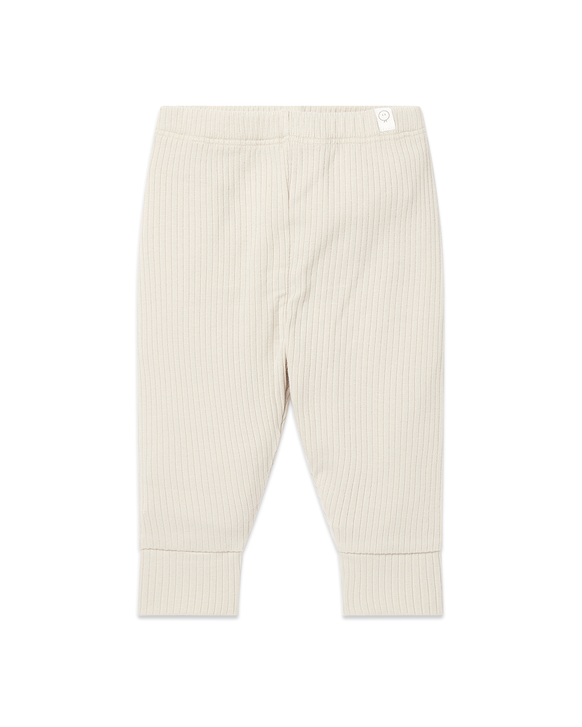 Mori Kids'  Ribbed Leggings In Neutral