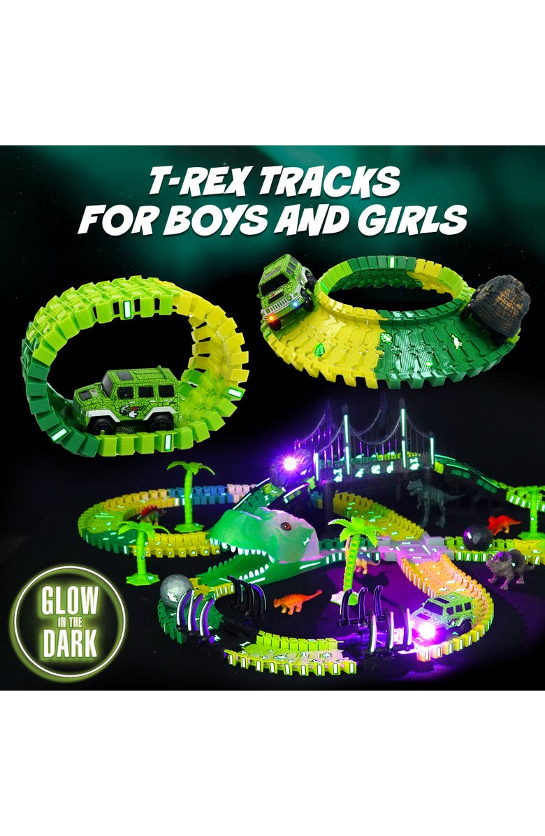 USA Toyz Dinosaur Race Tracks for Kids- 262pk, Alternate, color, Multi Color