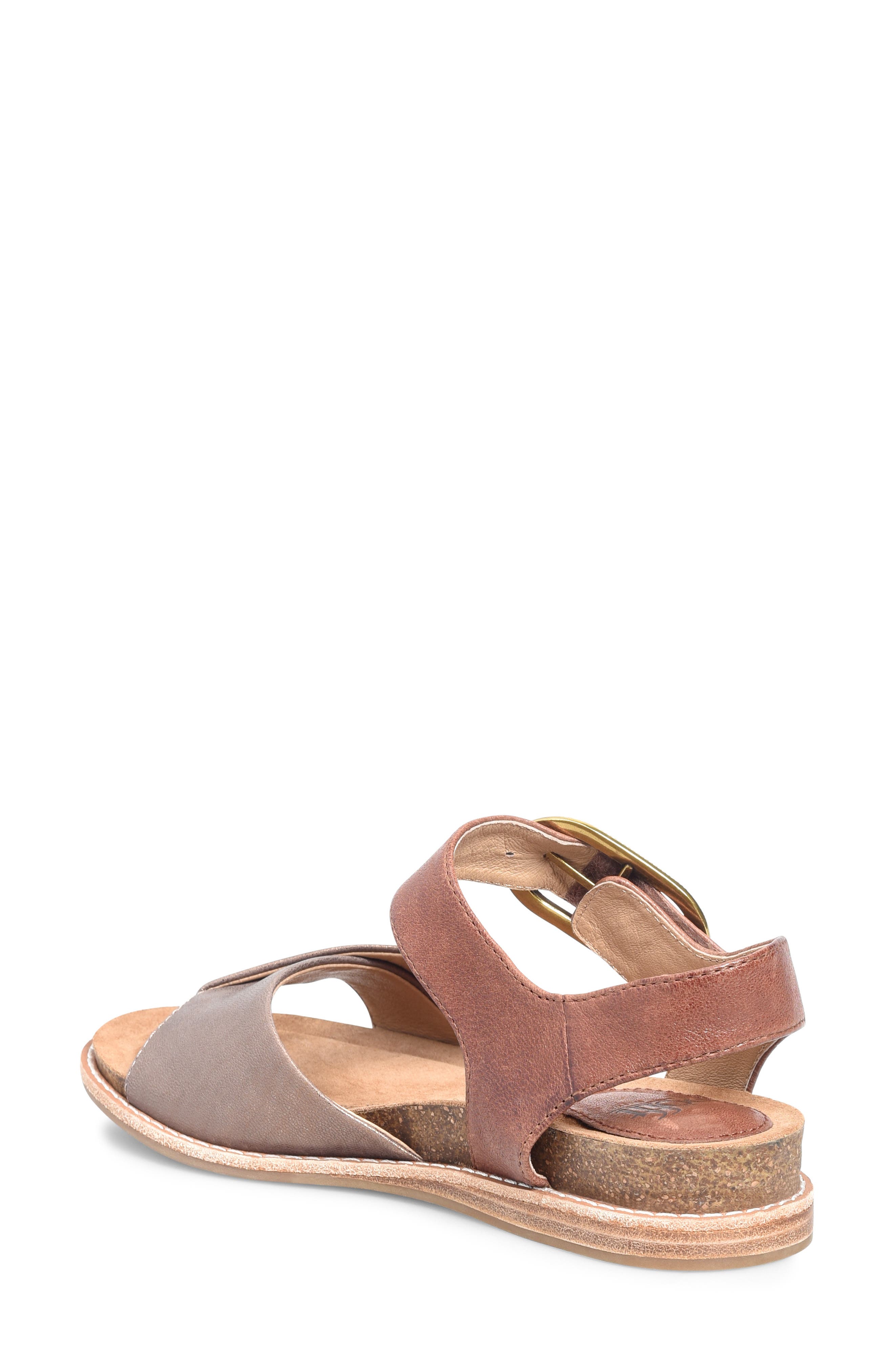 Bayo Crisscross Ankle Strap Sandal, Alternate, color, COFFEE