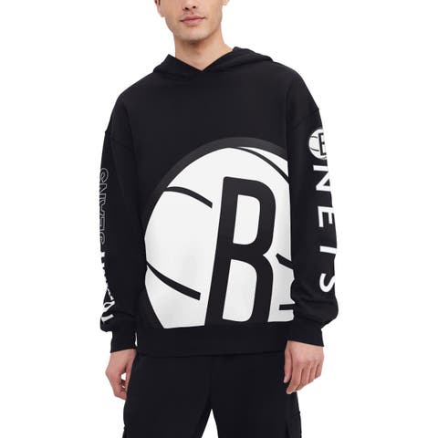 Men's Tommy Jeans Black Brooklyn Nets Kenny Pullover Hoodie