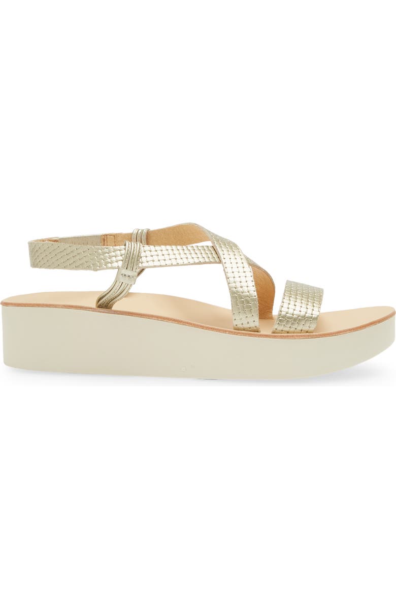 OluKai Onohi Strappy Platform Sandal, Alternate, color, Bubbly / White Sand
