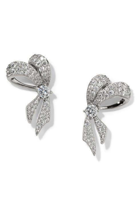 Small Eros Ribbon Bow Stud Earrings