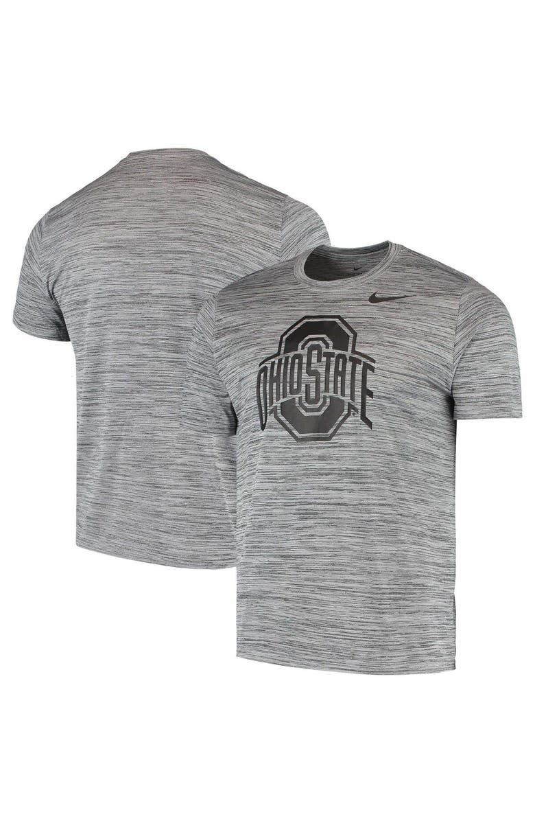 Nike Men's Nike Gray Ohio State Buckeyes Tonal Velocity Legend T-Shirt, Main, color, 