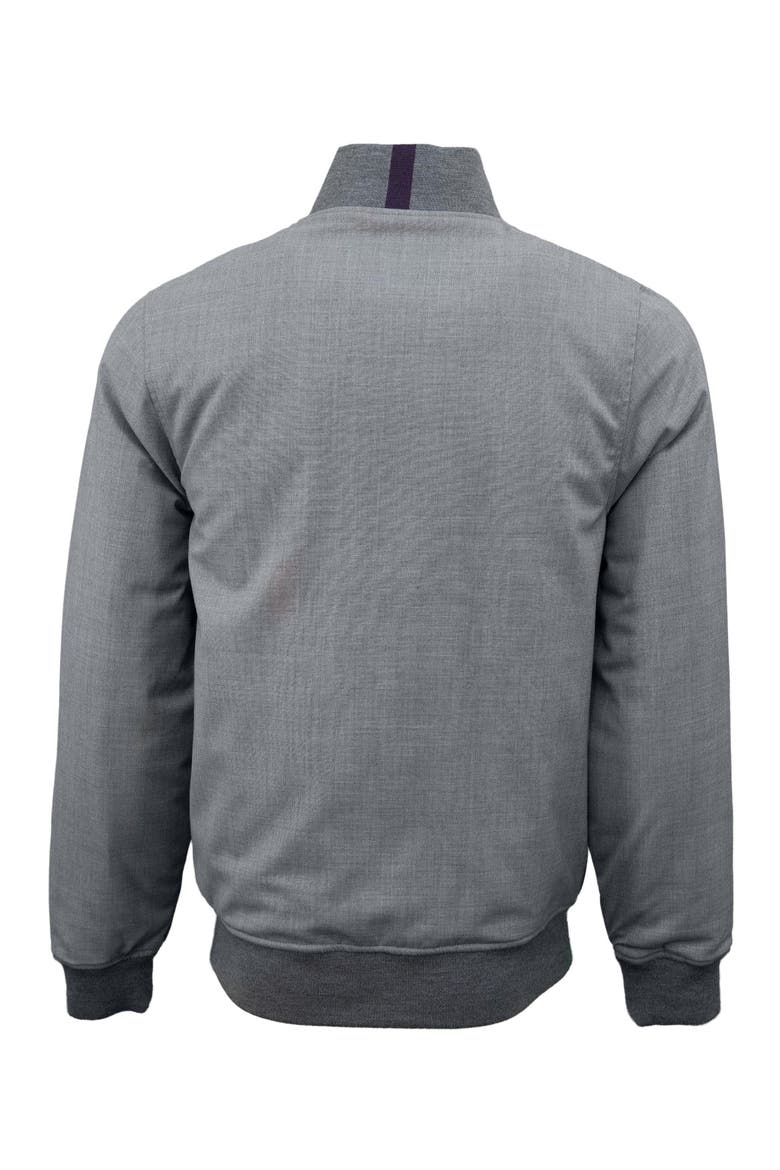 Jenkin Reversible Bomber Jacket, Alternate, color, Flannel