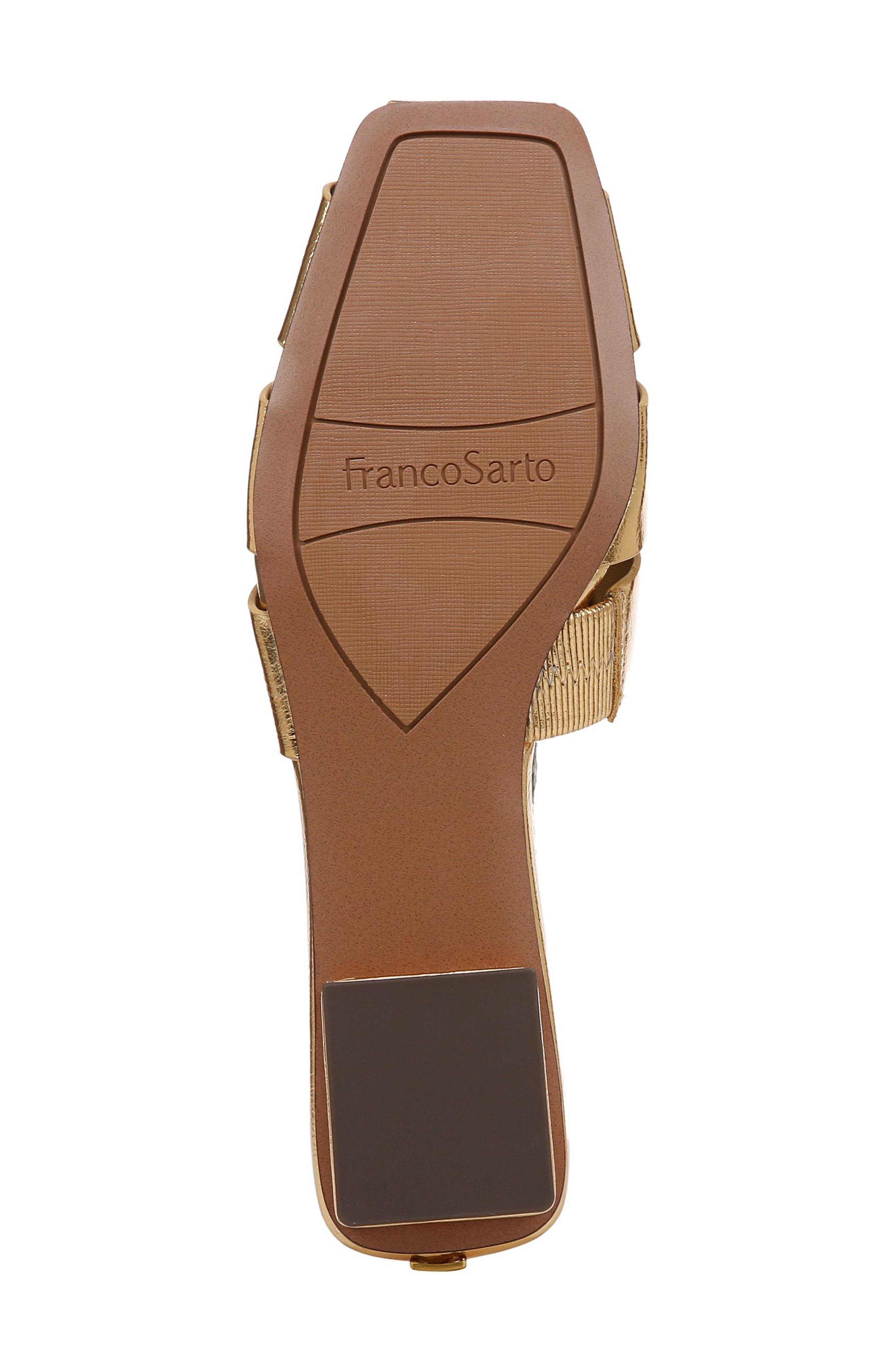 Franco Sarto Tavana Fisherman Sandal, Alternate, color, Gold
