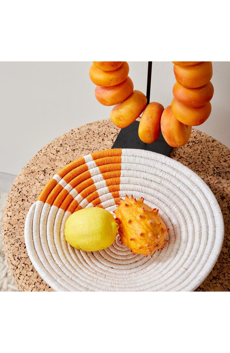 kanju Interiors Moja Orange Wall Basket, Alternate, color, Natural