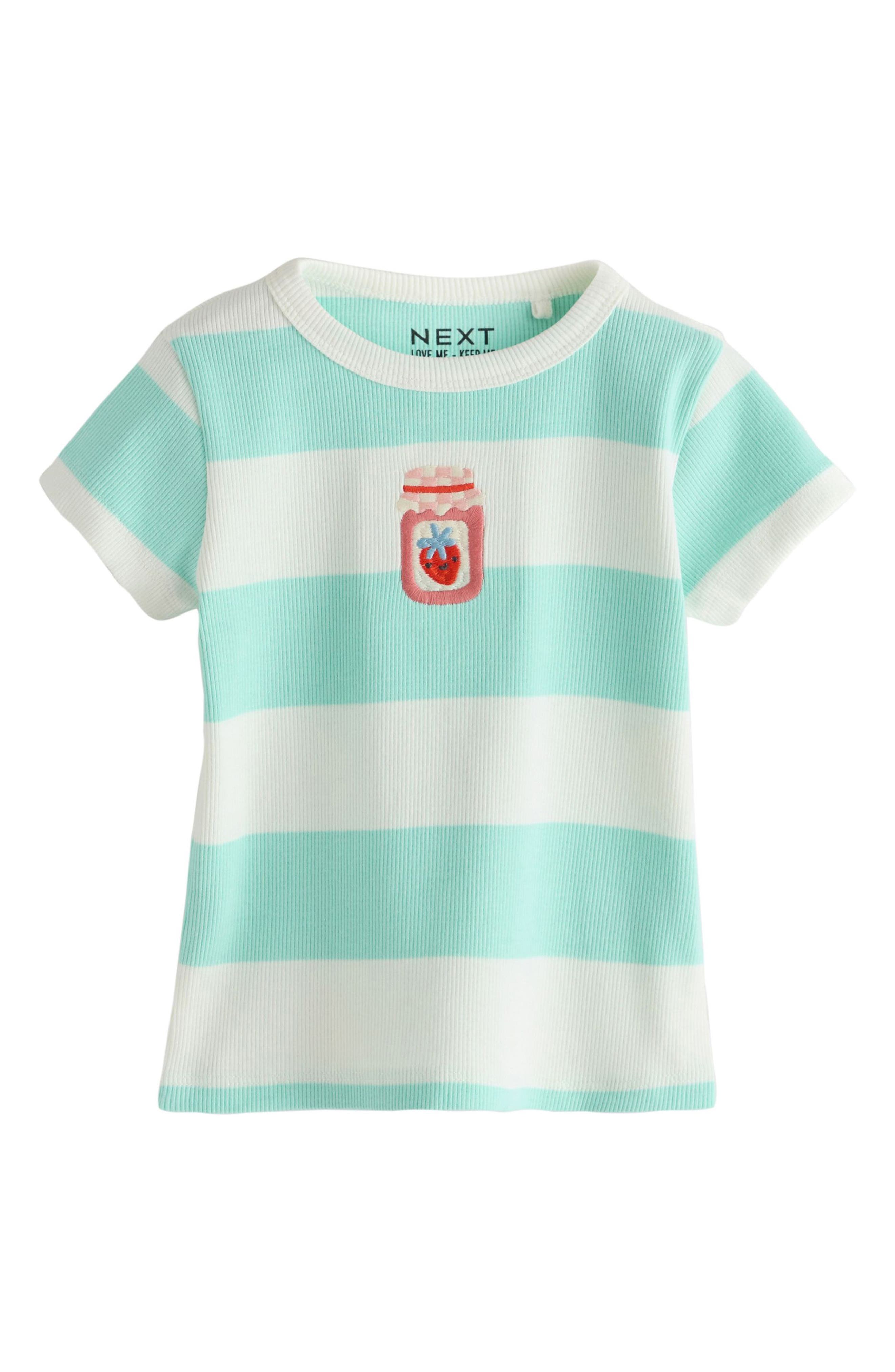 NEXT Rib Assorted 5-Pack Cotton T-Shirts — фото 4