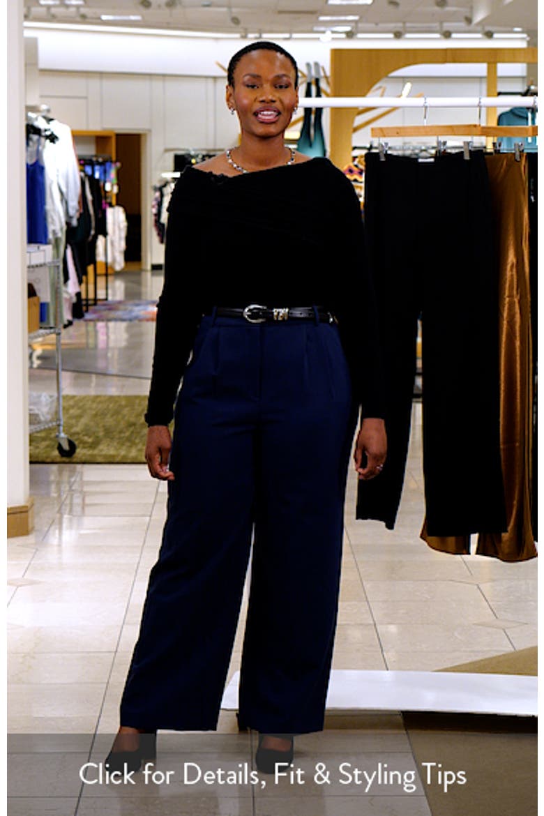 Charmed One-Shoulder Merino Wool Top video
