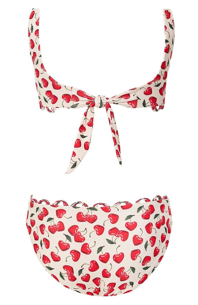 Agua Bendita Kids' Dolce Cherish Two-Piece Swimsuit, Alternate, color, Red Multicolor