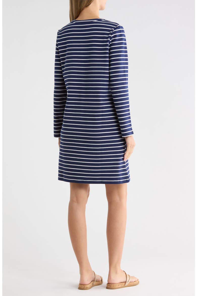 Aurora Isle Long Sleeve Dress, Alternate, color, COASTLINE