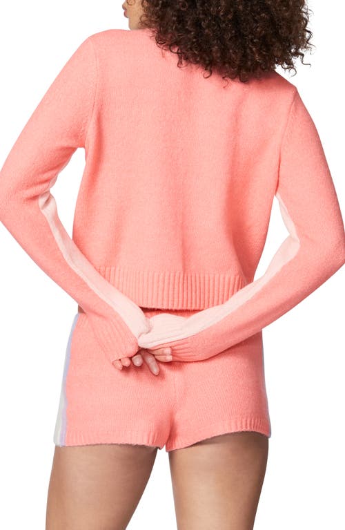Florence By Mills Colorblock Tipped Sweater In Ballerina