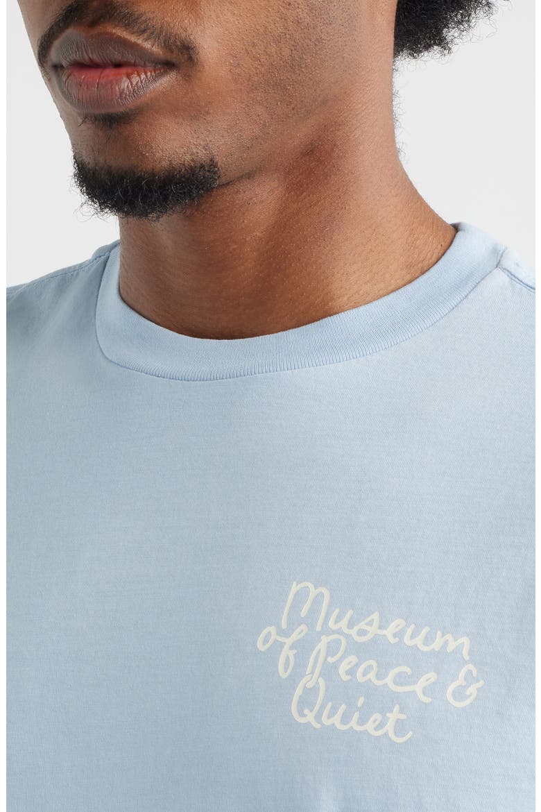 Scribble Cotton Graphic T-Shirt, Alternate, color, BABY BLUE