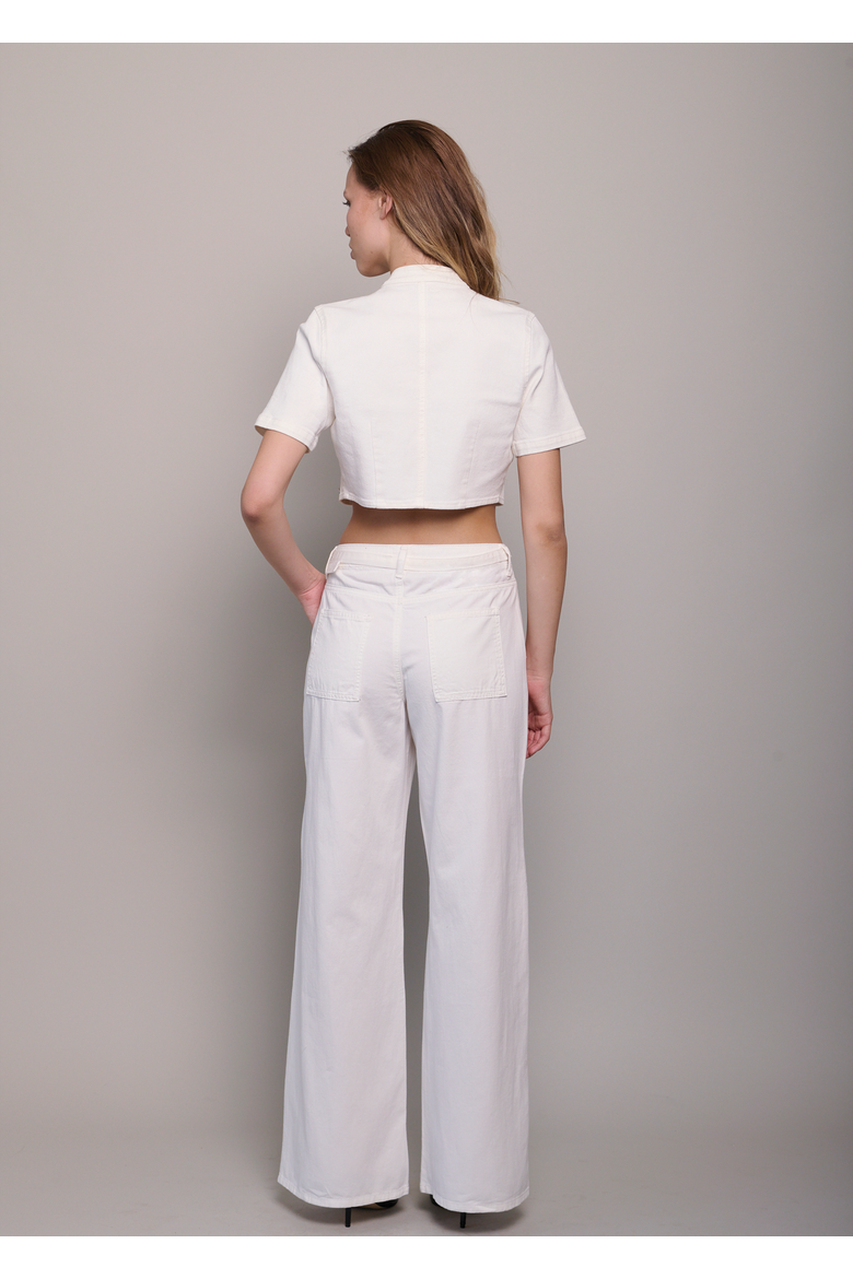 Pam Trouser, Alternate, color, White St.