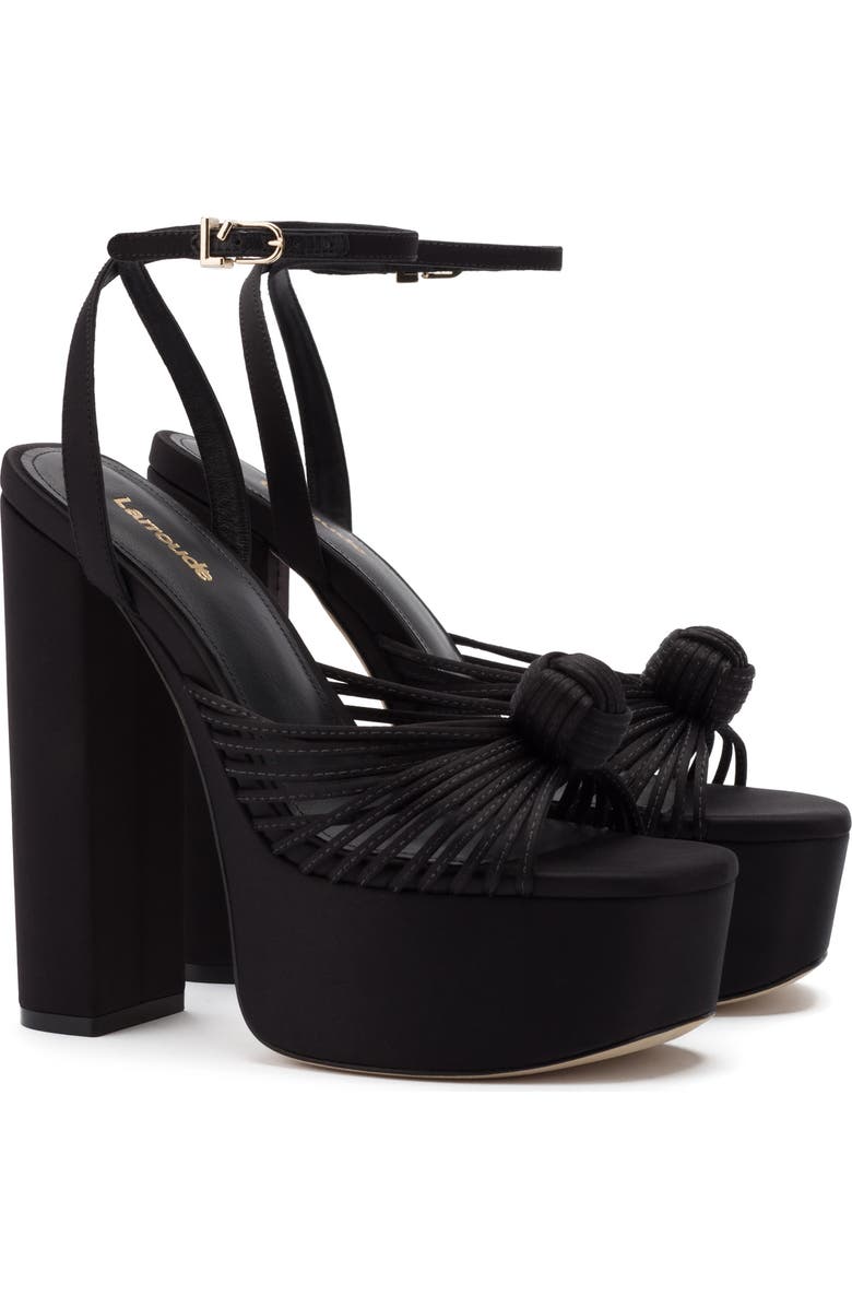 Larroudé Valerie Ankle Strap Platform Sandal, Main, color,