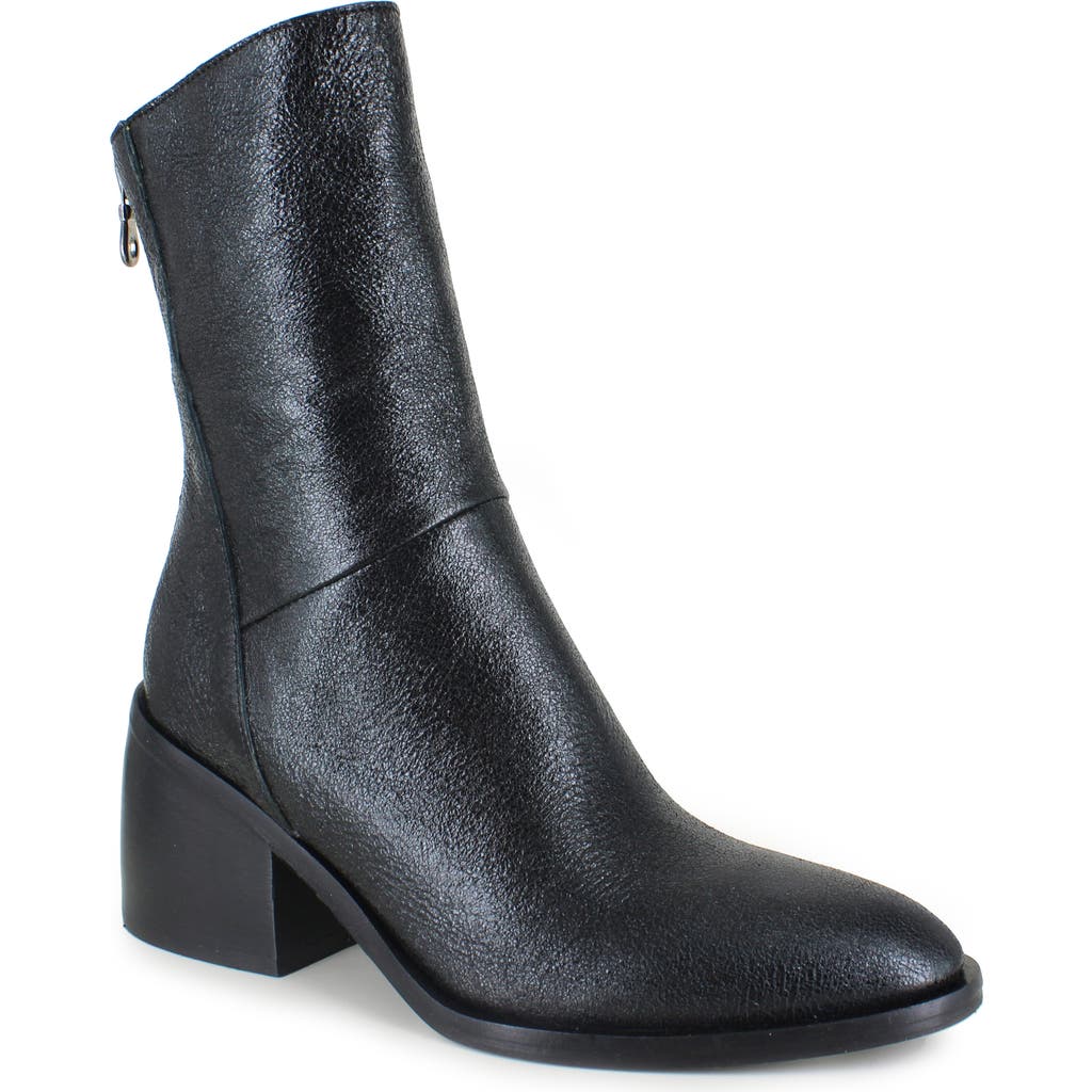 Zigi Block Heel Bootie In Black