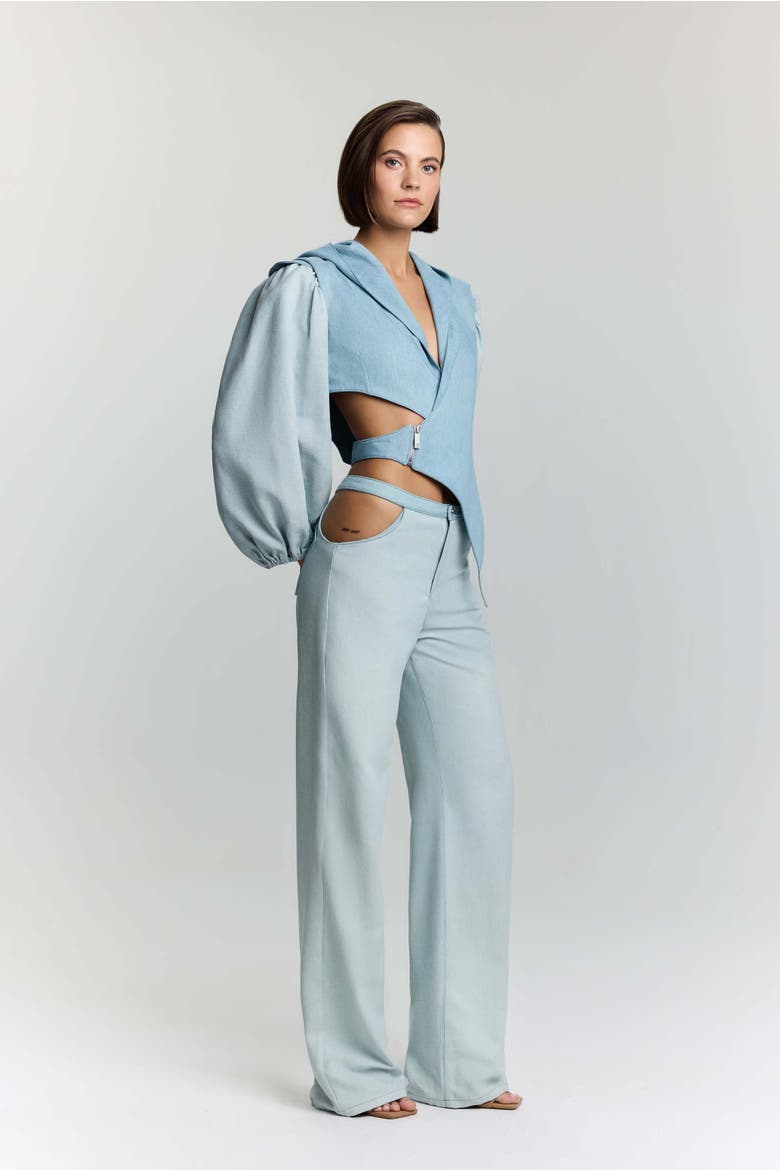 Belinda Denim Jean, Alternate, color, Ice Blue