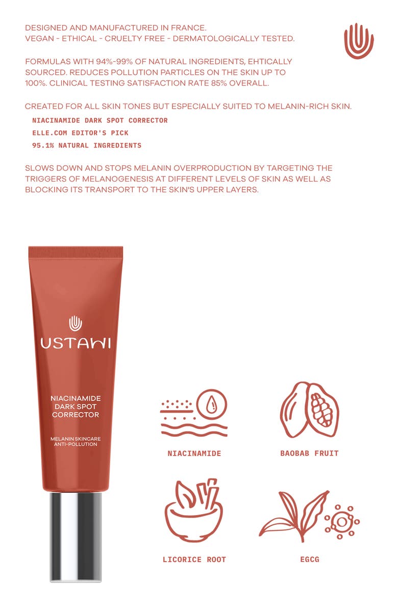 Ustawi Niacinamide Dark Spot Corrector, Alternate, color,
