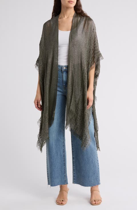 Metallic Fringe Topper