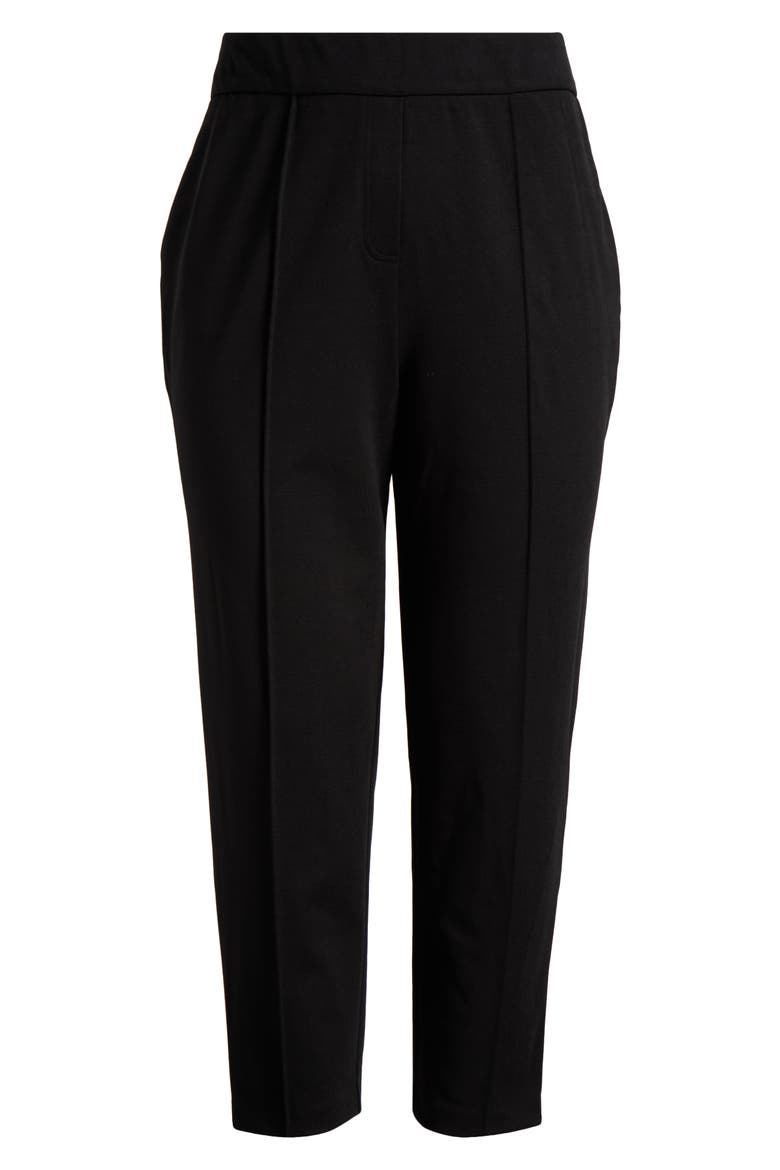 Pintuck Pants, Alternate, color, BLACK