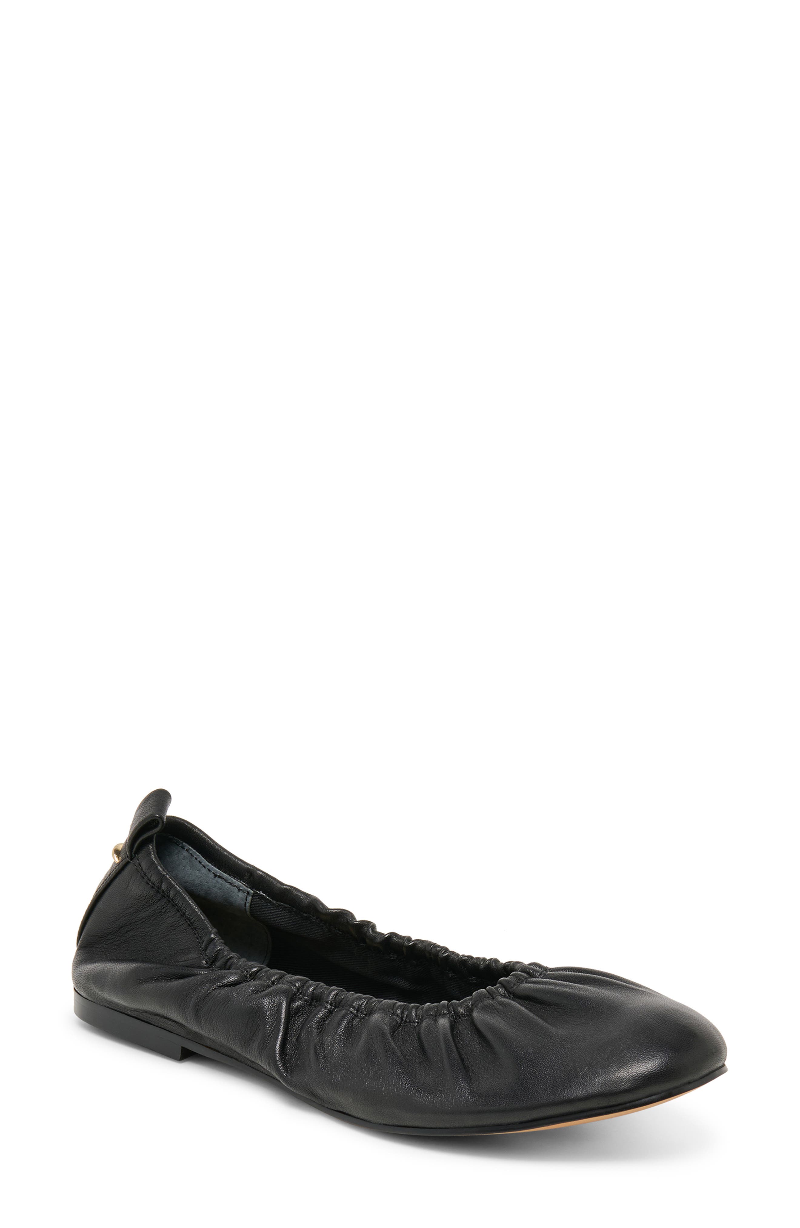 Dolce Vita Conrad Ballet Flat, Main, color, Black Leather