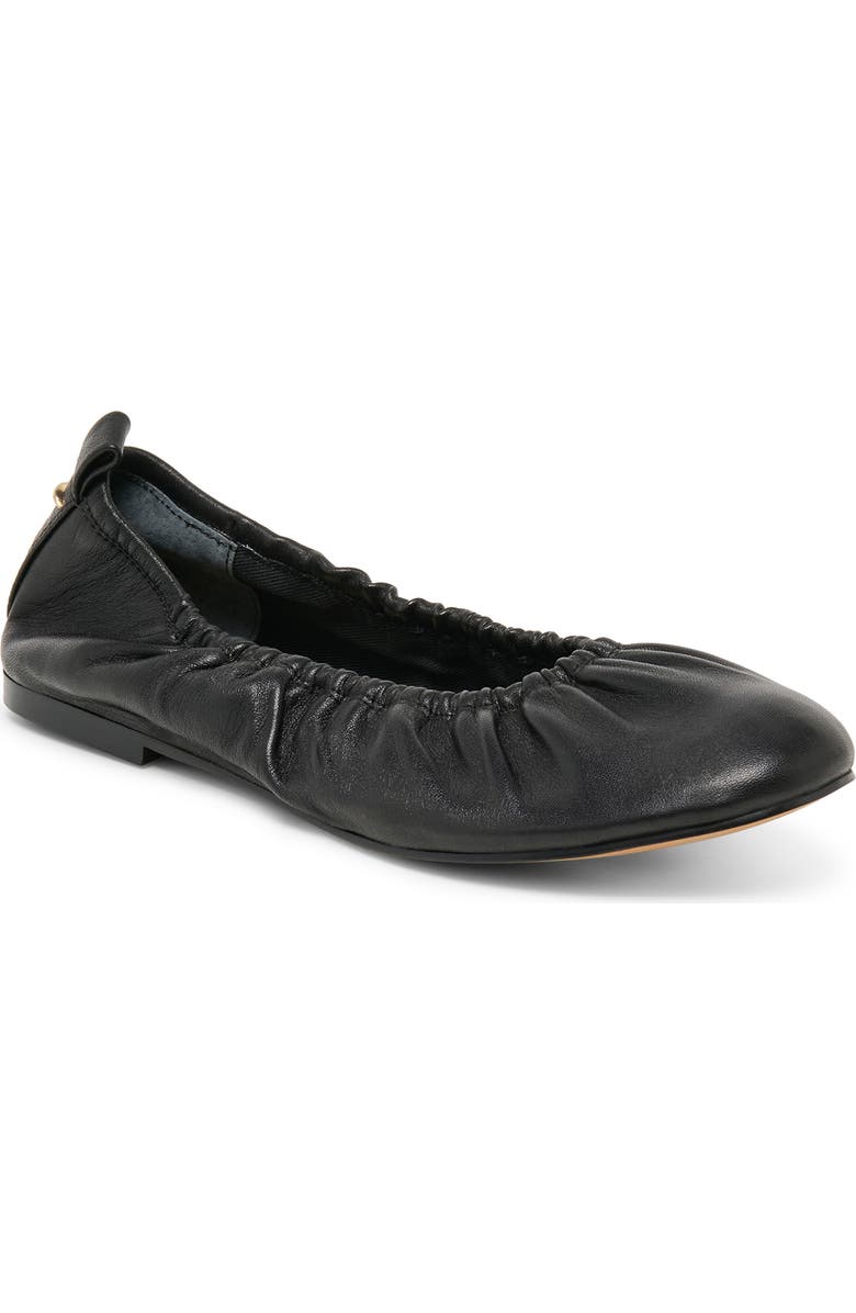 Dolce Vita Conrad Ballet Flat, Main, color, Black Leather