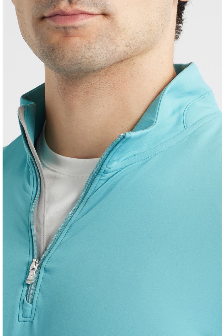 Motion Performance Quarter Zip Pullover, Alternate, color, TROPICAL