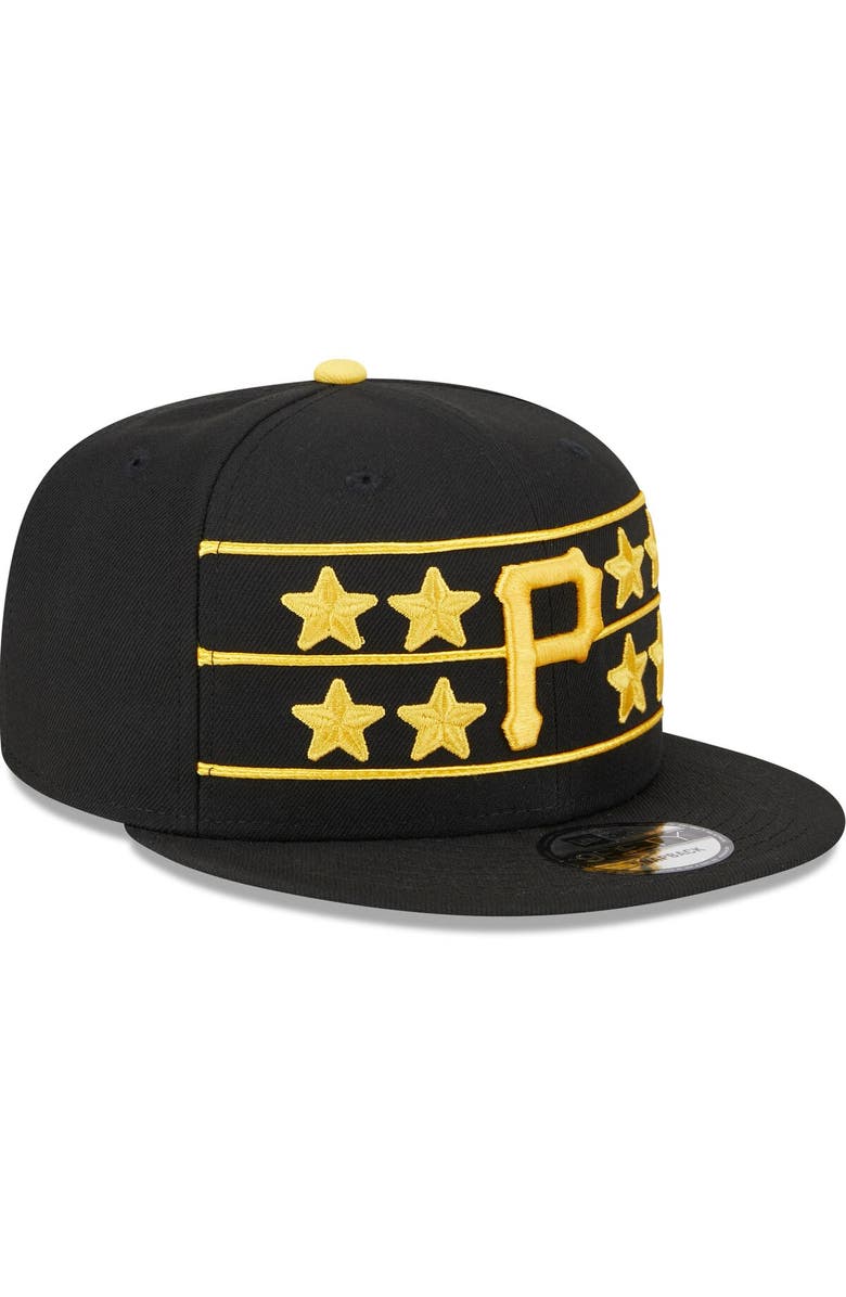 New Era Men's New Era  Black Pittsburgh Pirates 2024 Batting Practice 9FIFTY Snapback Hat, Alternate, color, Black