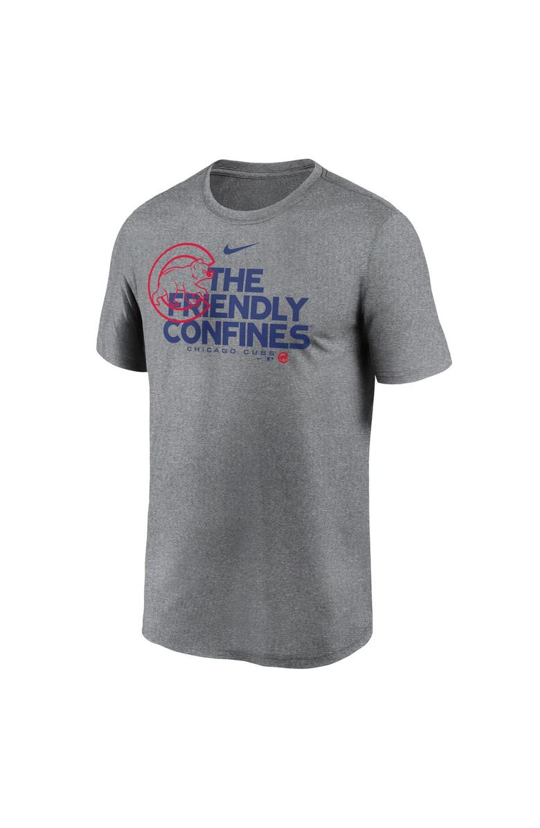 Nike Men's Nike Heathered Charcoal Chicago Cubs Local Rep Legend Performance T-Shirt, Alternate, color, Heather Charcoal