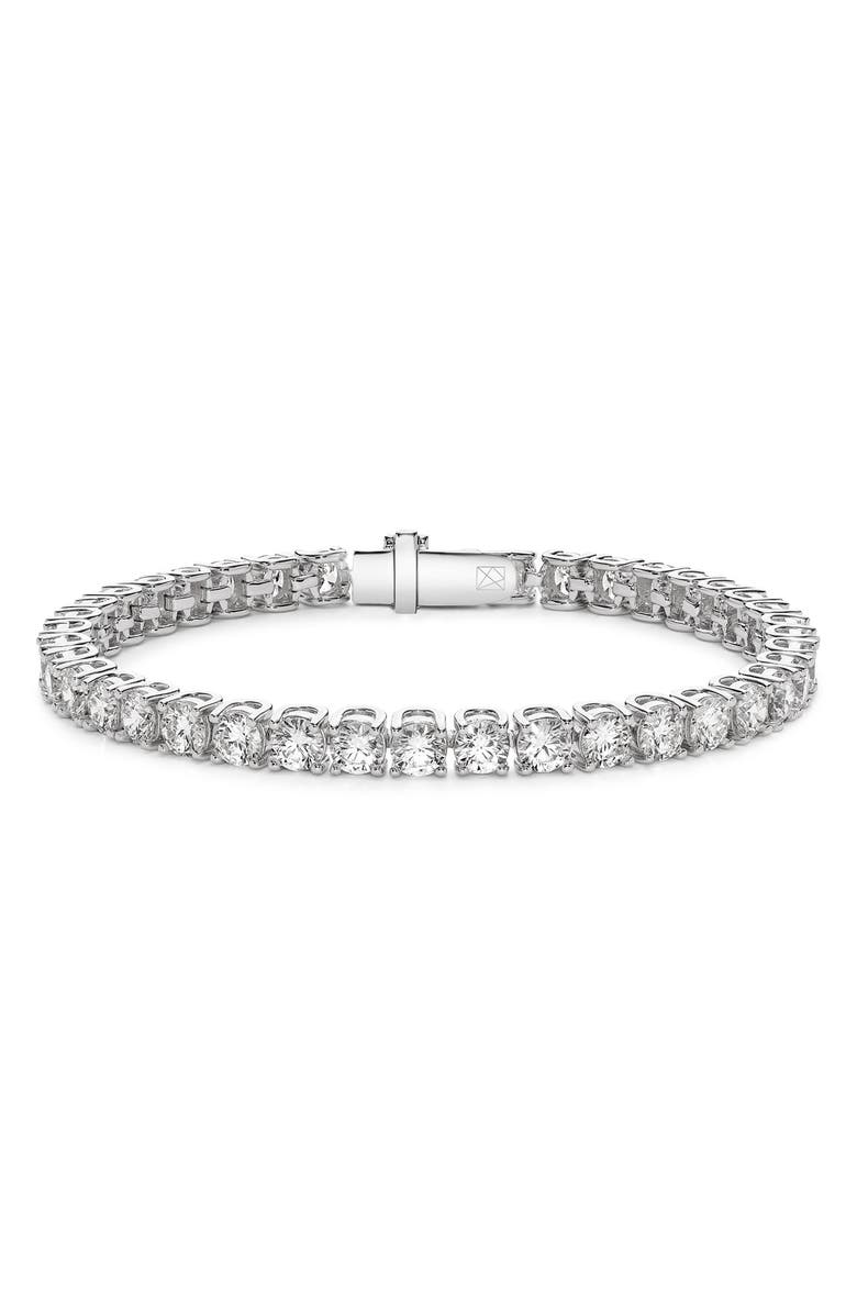 LIGHTBOX 10-Carat Lab Grown Diamond Tennis Bracelet, Main, color, 