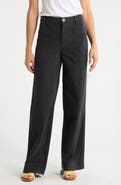 Frank & Eileen Wrap Pocket Stretch Cotton Pants