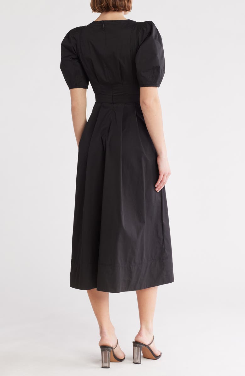Ted Baker London Ledra Puff Sleeve Midi Dress, Alternate, color,