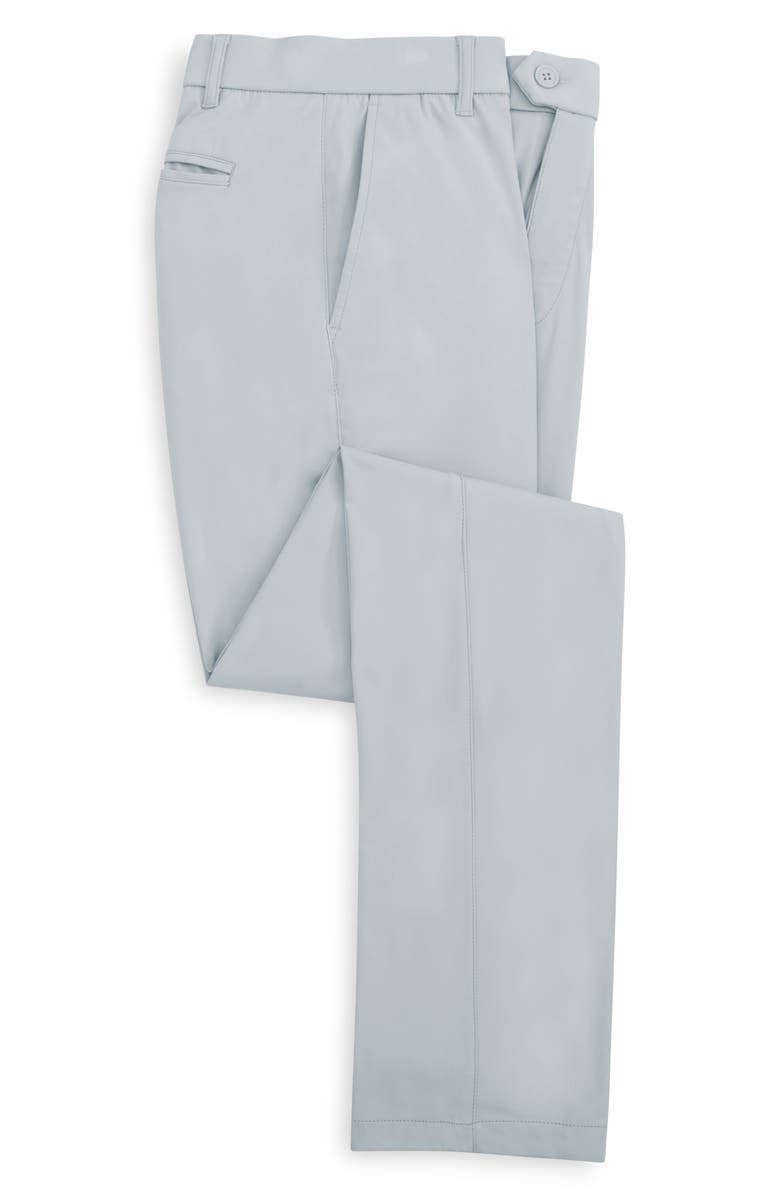 Scott Barber Sono Flat Front Stretch Chinos, Main, color, Silver