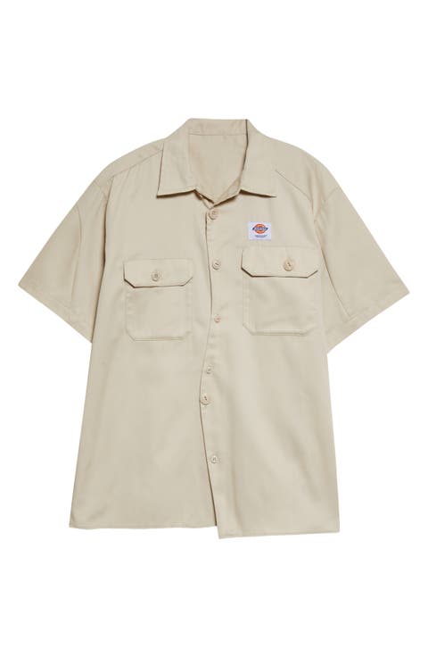 x Dickies Short Sleeve Button-Up Work Shirt