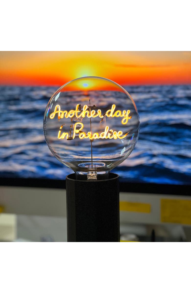 MITB Another Day in Paradise Portable Table Lamp, Alternate, color, Black