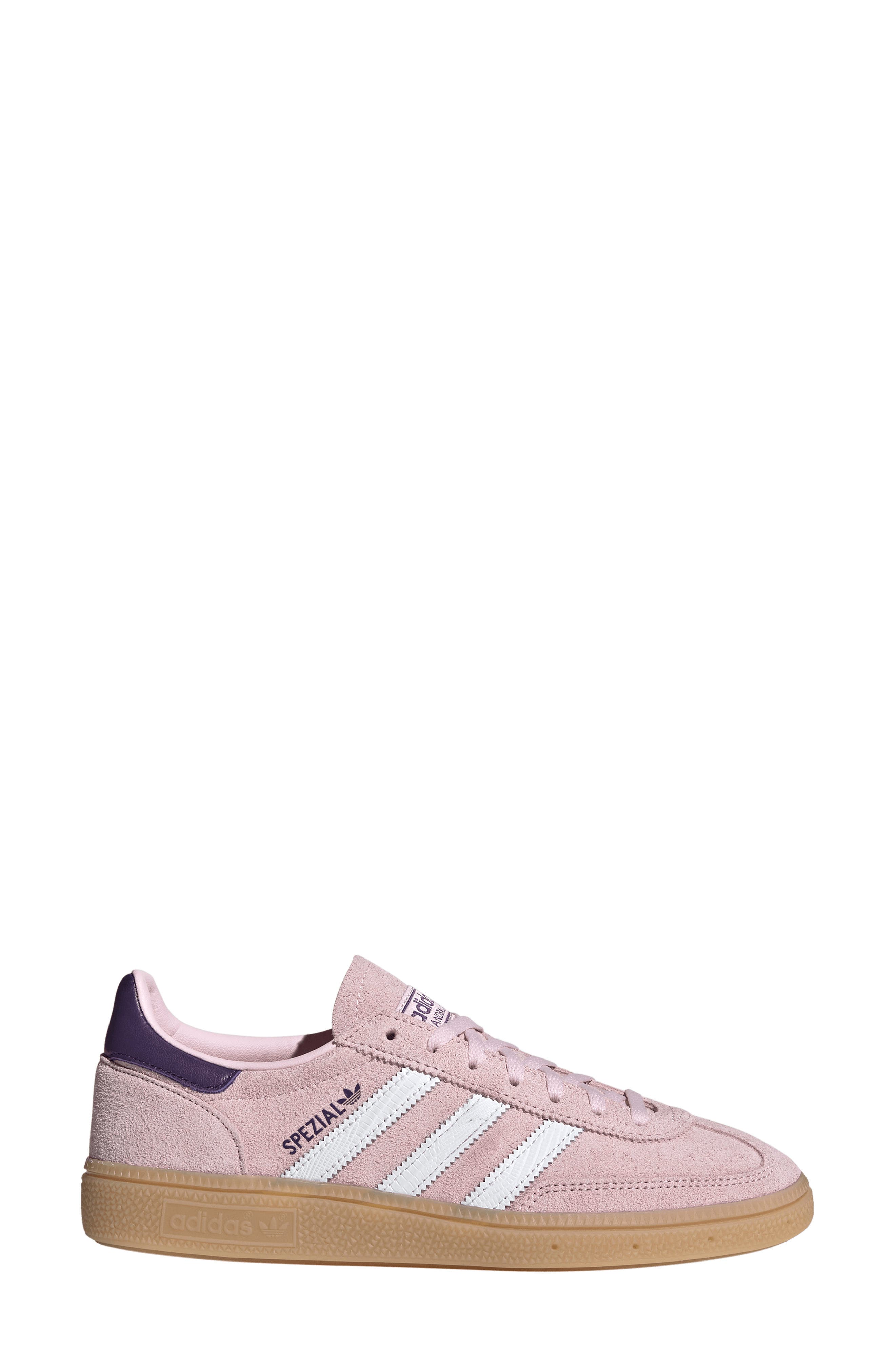 Handball Spezial Sneaker, Alternate, color, CLEAR PINK/ WHITE/ VIOLET