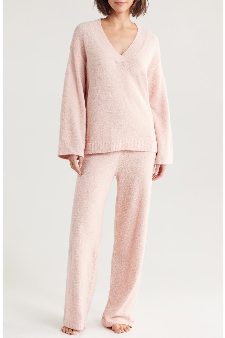 So Soft Sweater & Lounge Pants Set, Main, color, PINK SMOKE