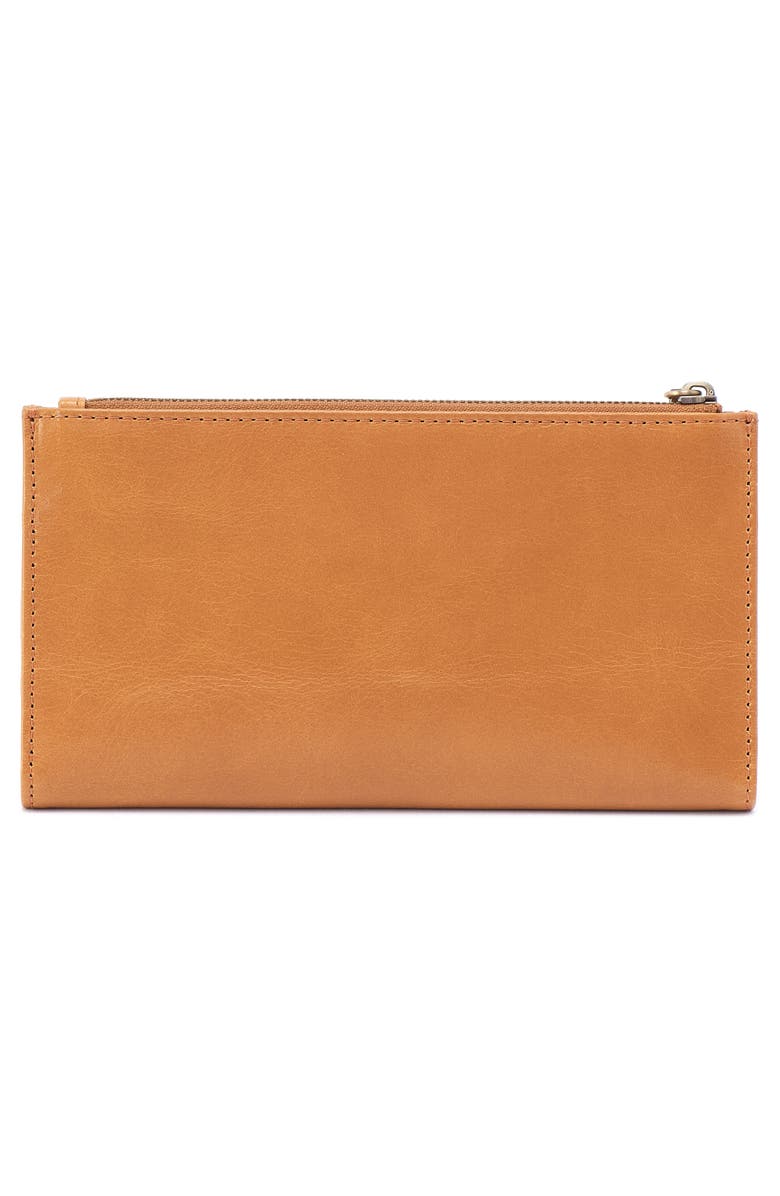 HOBO Large Jill Leather Bifold Wallet, Alternate, color, Natural