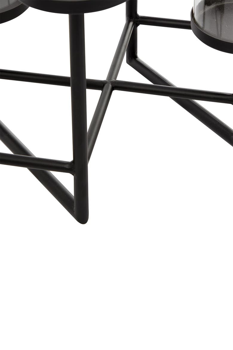 Black Modern Candelabra, Alternate, color, BLACK