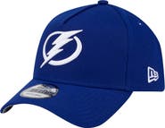 New Era Men's New Era Blue Tampa Bay Lightning Core A-Frame 9FORTY Adjustable Hat